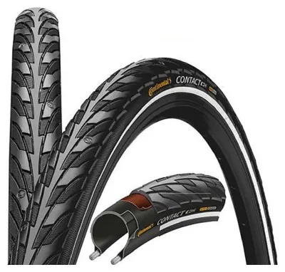 Покришка Continental Contact 28 " / 700 X 42C / 28 X 1.60 Чорна, не складна, світловідбиваюча
