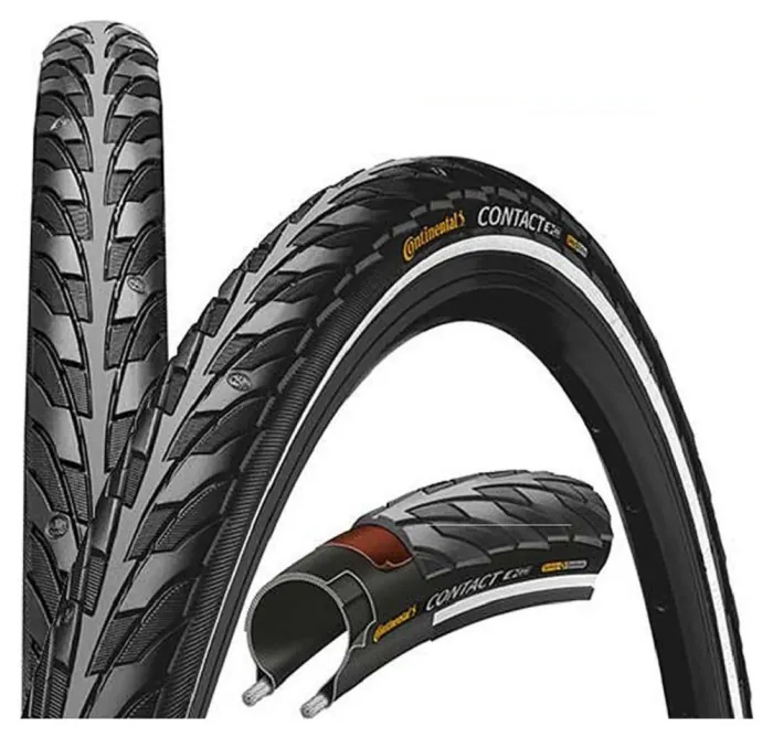 Покришка Continental Contact 28 " / 700 X 42C / 28 X 1.60 Чорна, не складна, світловідбиваюча