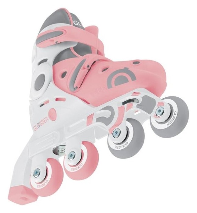 Роликовые коньки GLOBBER 2в1, пастельно-розовые