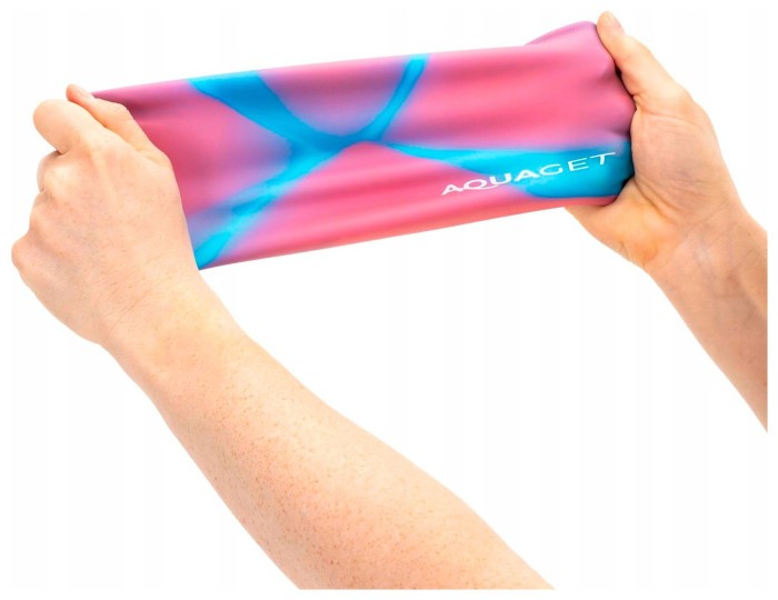 Шапочка для плавания Aquaget AQ0034 Pink/Sky Blue