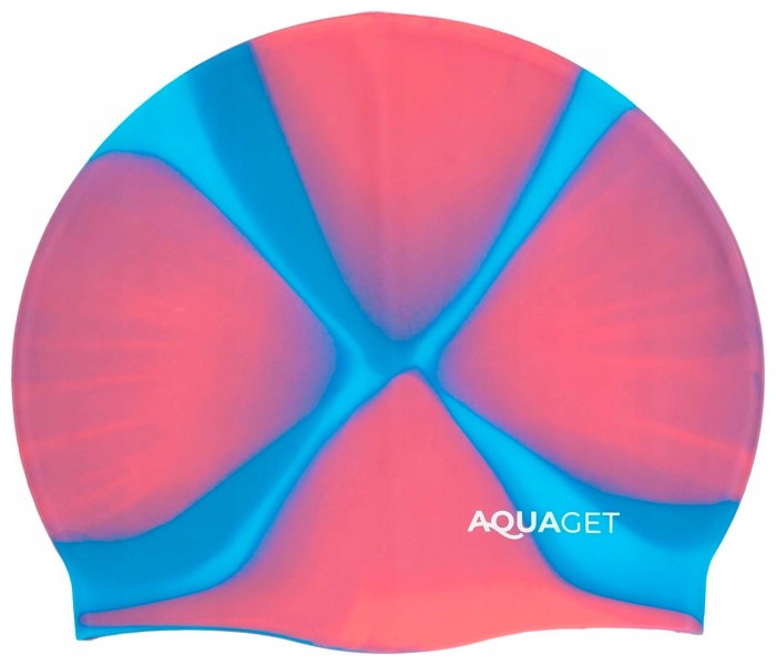 Шапочка для плавания Aquaget AQ0034 Pink/Sky Blue