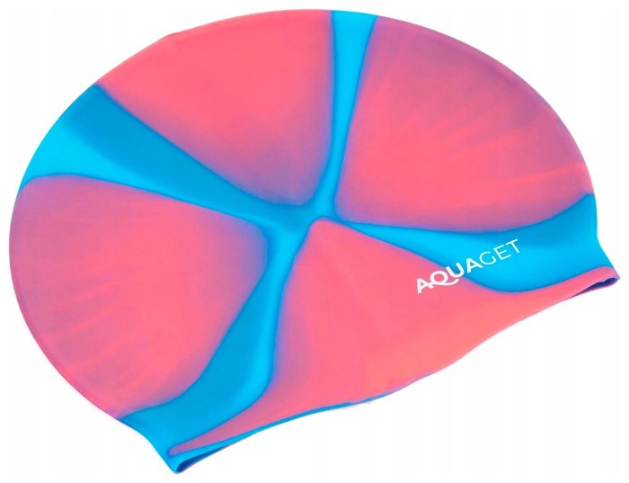 Шапочка для плавания Aquaget AQ0034 Pink/Sky Blue