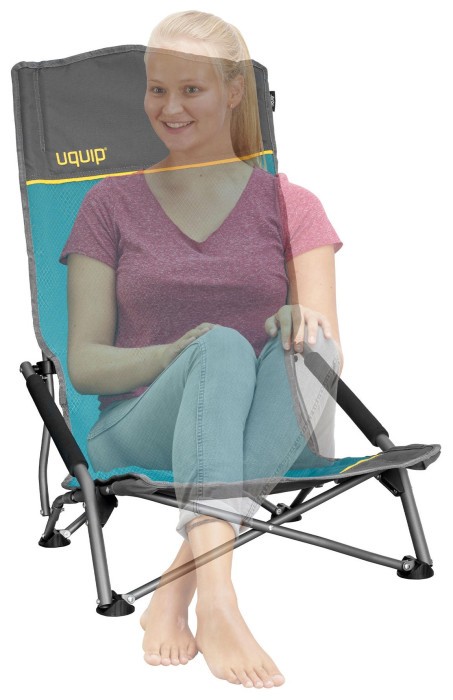 Крісло розкладне Uquip Sandy XL Blue/Grey (244030)