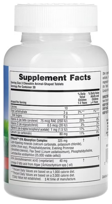 Kids Chewable DHA Omega-3 - 90 tabs Cherry