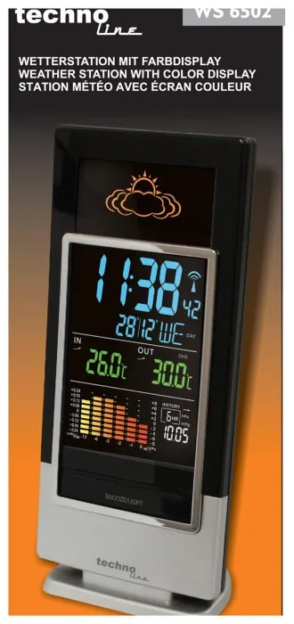 Метеостанция Technoline WS6502 Black/Silver (WS6502)