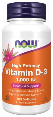 VIT D-3 1000 IU - 180 sgels (Пошкоджена банка)