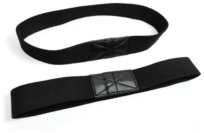 Лямки атлетичні EasyFit для турніка та поперечини чорні