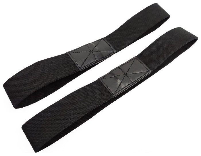 Лямки атлетичні EasyFit для турніка та поперечини чорні