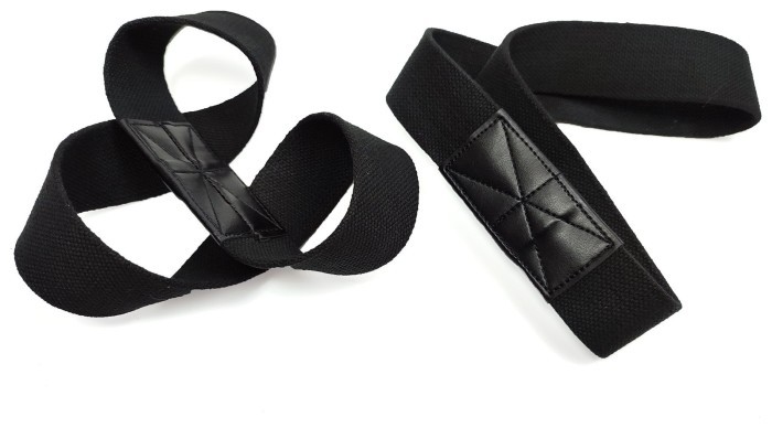 Лямки атлетичні EasyFit для турніка та поперечини чорні