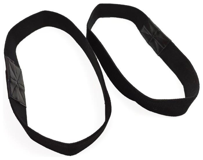 Лямки атлетичні EasyFit для турніка та поперечини чорні