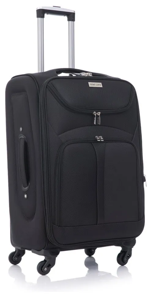 Валіза Semi Line 24" (M) Black (T5961-2) (DSM_DAS303652)