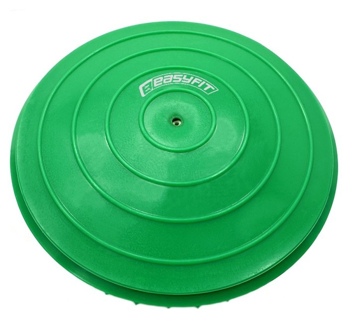 Півсфера масажна кіндербол EasyFit 15 см жорстка зелена