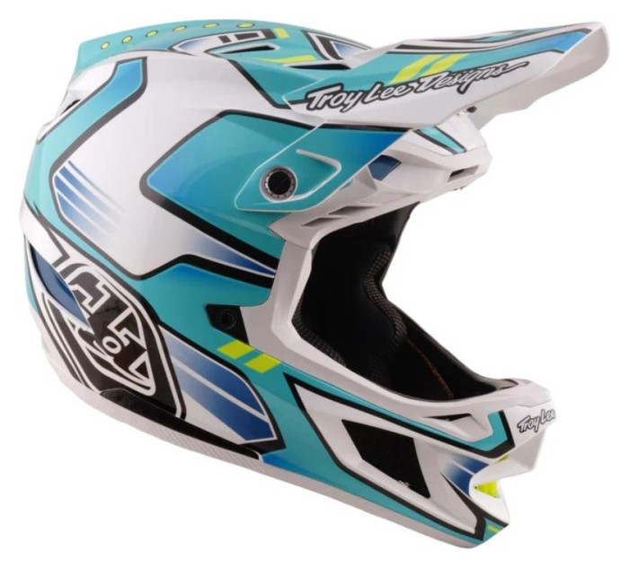 Вело шолом TLD D4 COMPOSITE HELMET; CREST [REAL TEAL] M