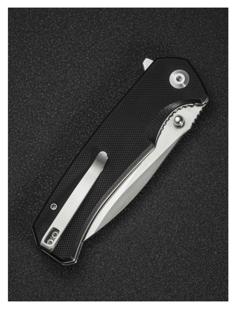 Ніж складаний туристичний Sencut Skarnax, (9.6 см) 9Cr18MoV / G10 чорний, укр, укр