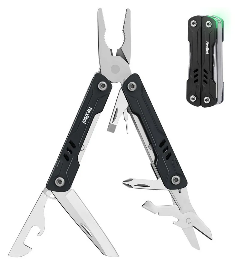 Мультитул NexTool Mini Sailor Pliers S11 чорний (FNR_NE20156C)