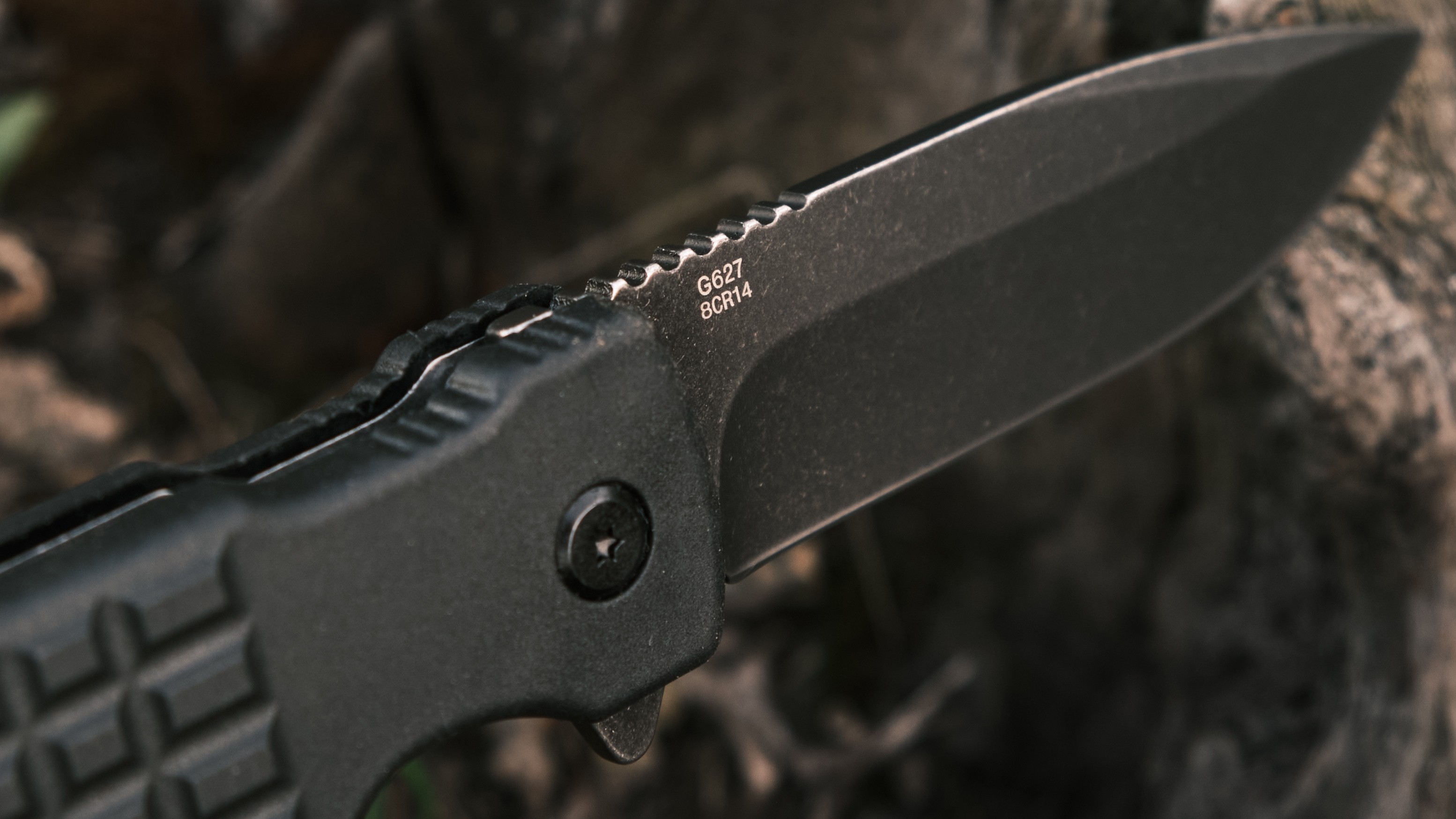 Ніж складаний Ganzo G627-BK чорний, укр, укр