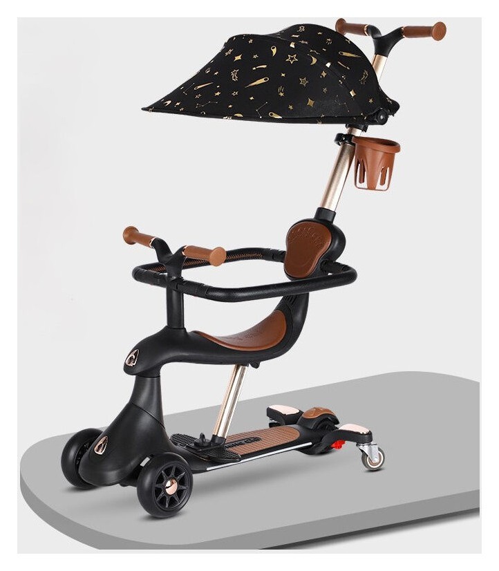 Детский самокат 4in1 M7-10 Сhocolate