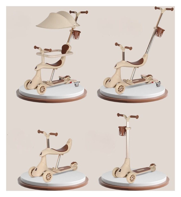 Детский самокат 4in1 M7-10 Сhocolate