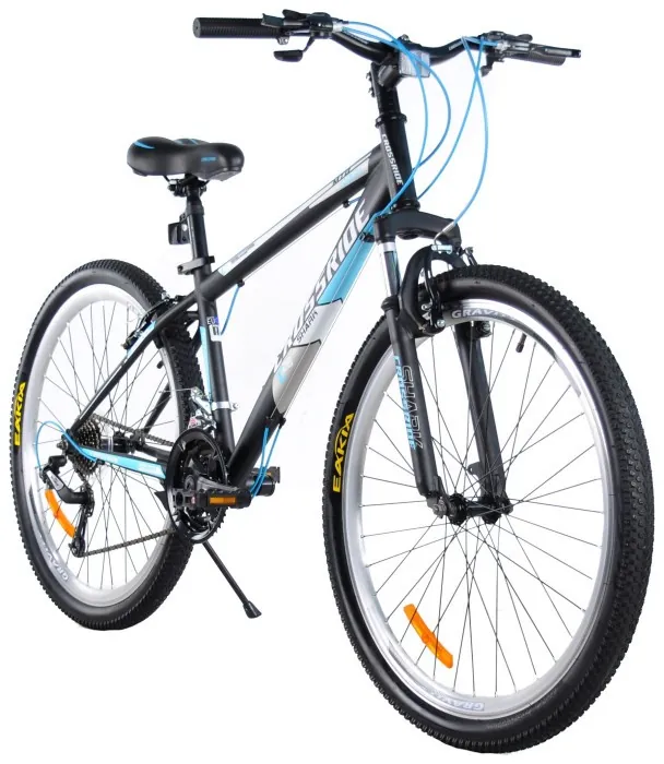 Велосипед CROSSRIDE 26 MTB ST "SHARK", Чорно-блакитний