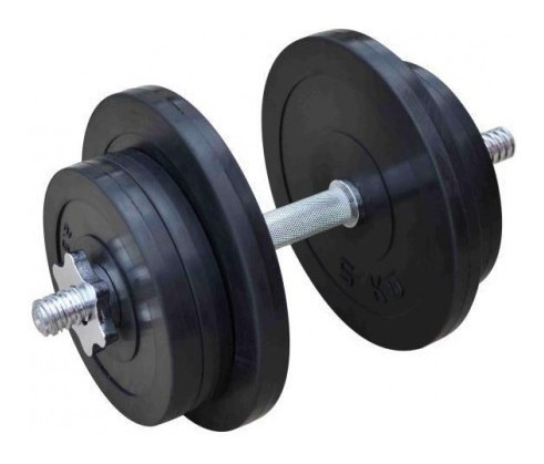 Разборная резиновая гантель 21 кг (RN_OD21)