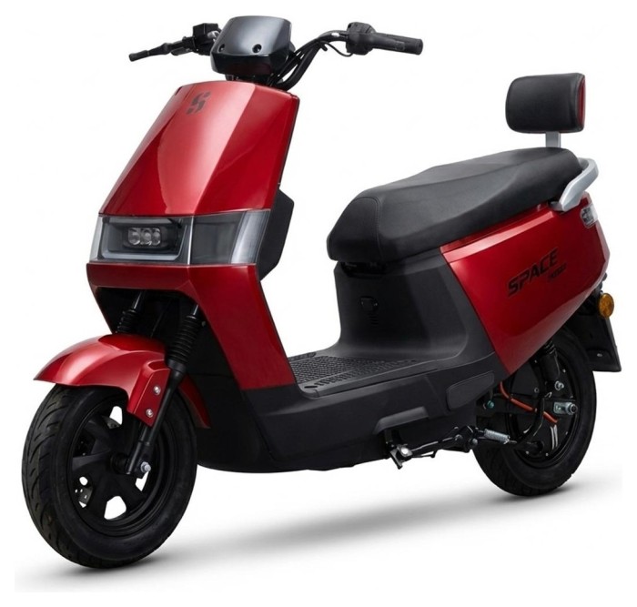 Электроскутер SPACE ROCKET 10" 72B 1000Вт диск/барабан литиевый красный 2026