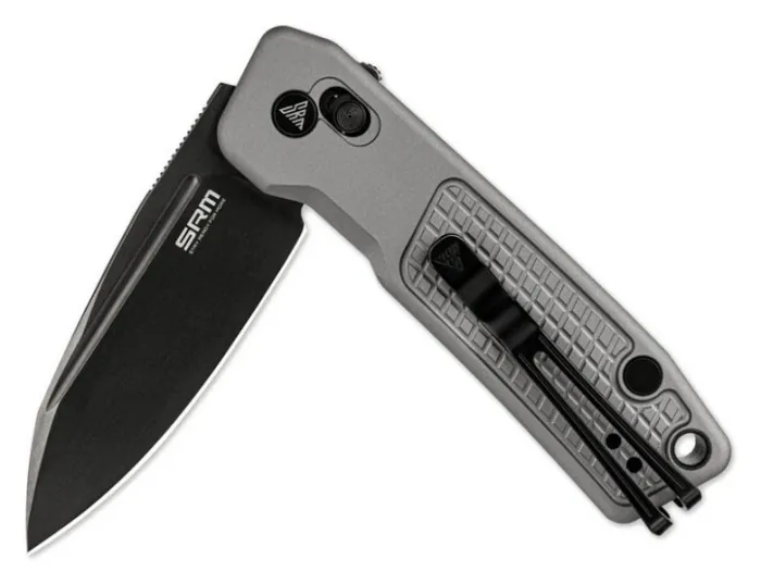 Нож складной карманный SRM Scout 7229-AK (6.9 см) 14C28N, алюминий серый