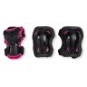 Захист набір Rollerblade Skate Gear Jr black-pink
