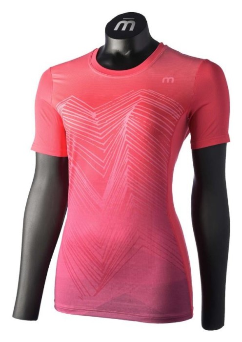 Футболка для бега MICO ( MA03218 ) HALF SLVS R/NECK SHIRT S-FRESH TRAIL 2024