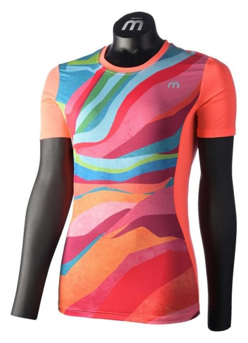 Футболка для бега MICO ( MA03218 ) HALF SLVS R/NECK SHIRT S-FRESH TRAIL 2024
