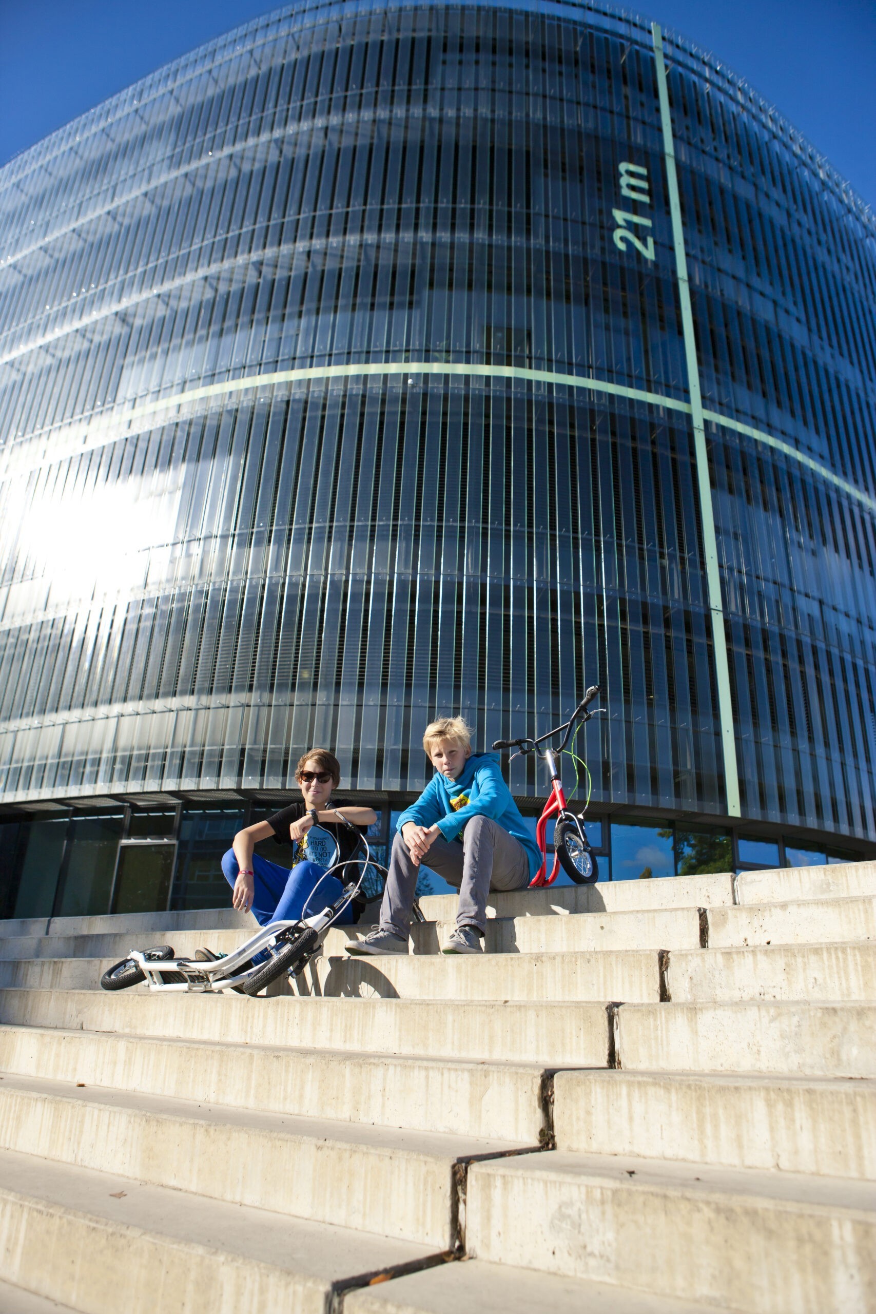 Самокат Yedoo OX Grey/Blue