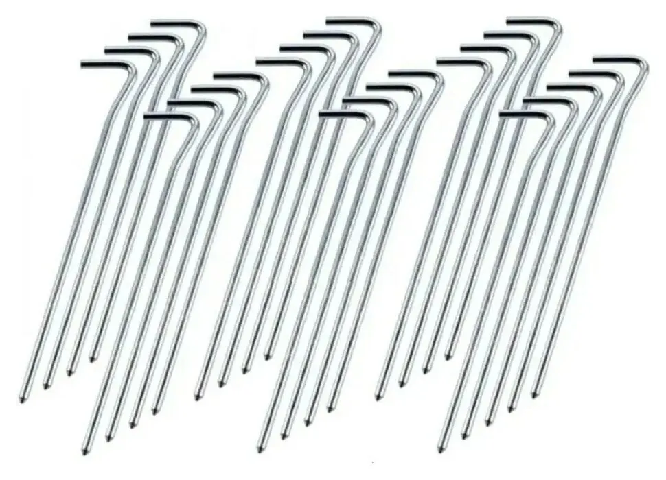 Кілочки алюмінієві для наметів Turbat Stakes (25 шт.) (Black)