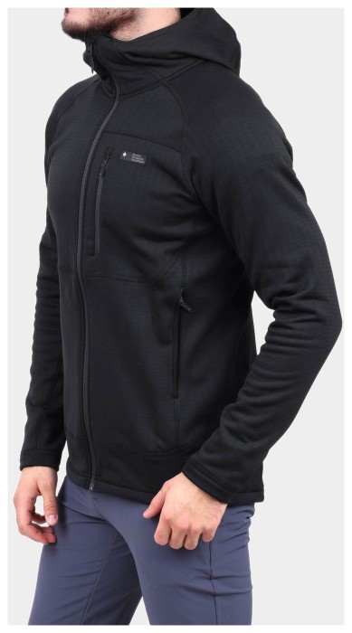 Мужская флисовая кофта с рукавом реглан Black Diamond Factor Hoody, S - Port/Black