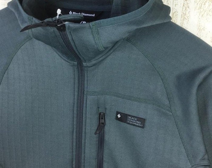 Мужская флисовая кофта с рукавом реглан Black Diamond Factor Hoody, S - Port/Black