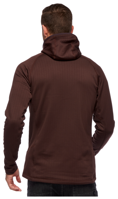 Мужская флисовая кофта с рукавом реглан Black Diamond Factor Hoody, S - Port/Black