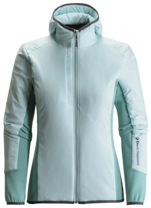 Жіноча куртка Soft Shell Black Diamond Deployment Hybrid Hoody, M - Glacial Blue