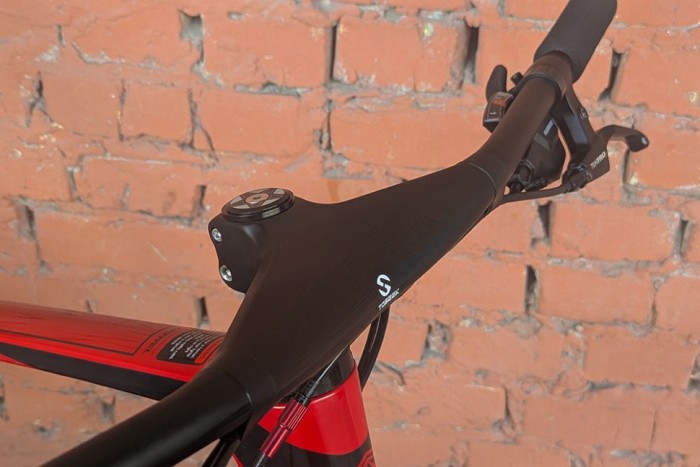 Велосипед карбоновий міський 28" Twitter CoffeeRacer Red S (2026)