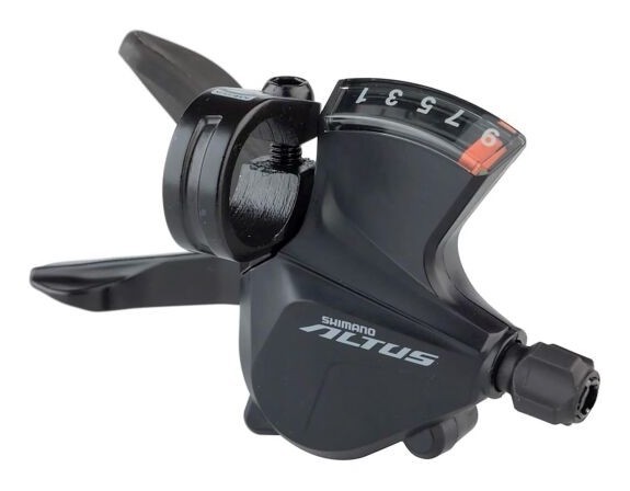 Перемикач манетка Shimano правий (9ск) к-кт, ALTUS SL-M2000/2010, укр, укр