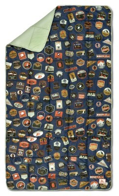 Kelty одеяло Bestie Blanket laurel green-patches