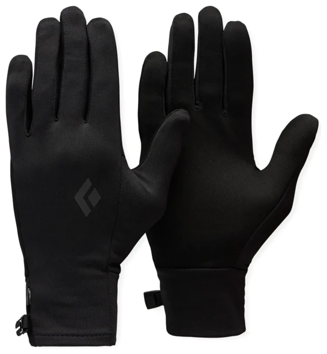Перчатки мужские Black Diamond LightWeight Screentap Liners, Black, XL
