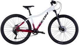 Велосипед AL 27,5" Leon XC LADY 75 HDD рама-16" білий з малиновим 2025 Велосипед AL 27,5" Leon XC LADY 75 HDD рама-16" білий з малиновим 2025