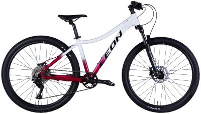 Велосипед AL 27,5" Leon XC LADY 75 HDD рама-16" белый с малиновым 2025