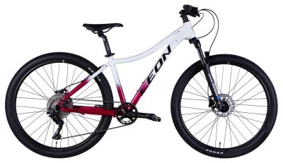 Велосипед AL 27,5" Leon XC LADY 75 HDD рама-16" білий з малиновим 2025