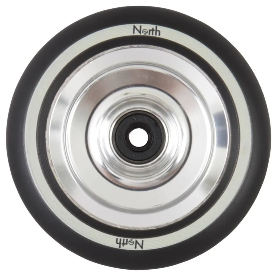 Колесо для трюкового самокату North Fullcore Pro 110mm - Silver/Black Pu (FRD.047485)