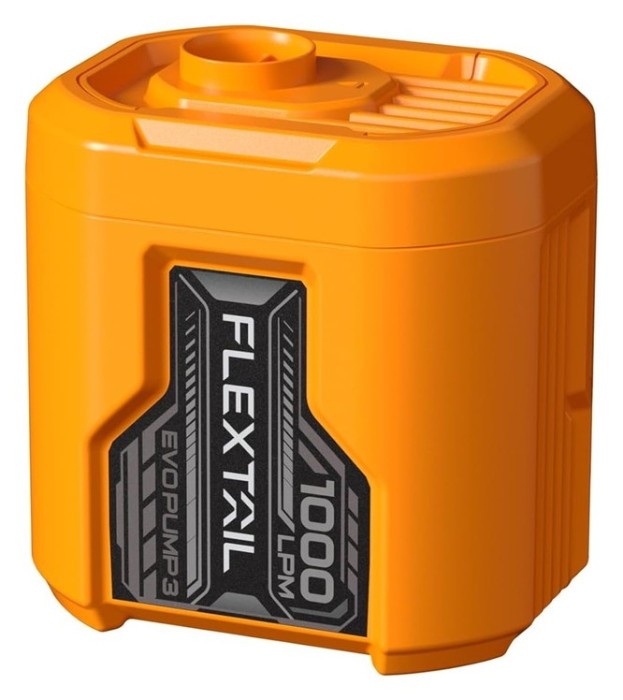 Портативний повітряний насос Flextail Evo Pump 3, 1000 л/хв, помаранчевий, укр, укр