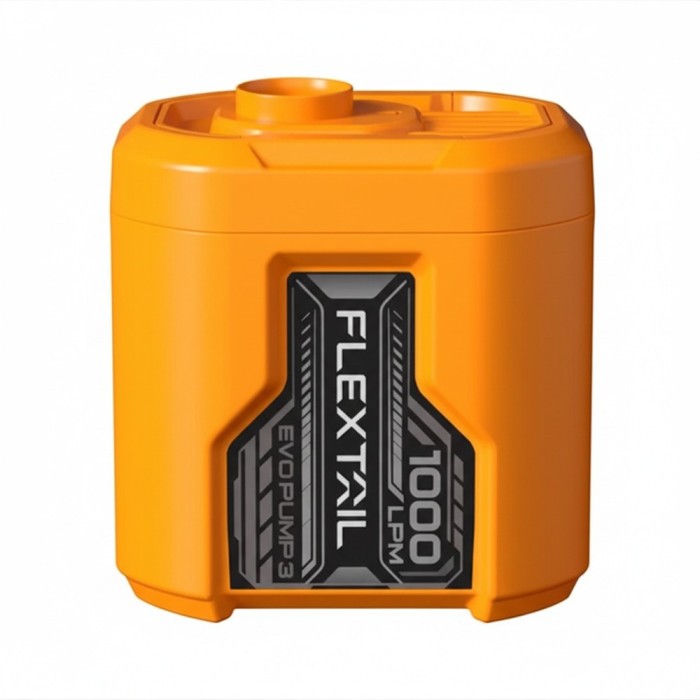 Портативний повітряний насос Flextail Evo Pump 3, 1000 л/хв, помаранчевий, укр, укр