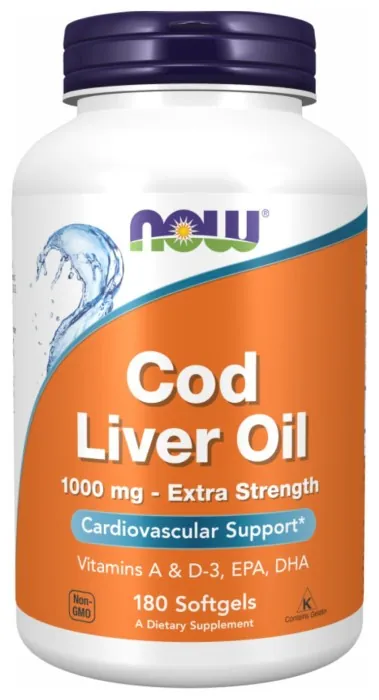 Cod Liver Oil 1000mg - 180 sgels