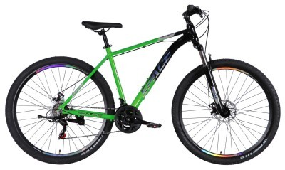 Велосипед AL 29" SPACE PHAETON DD FR рама-20" зелено-черный 2026