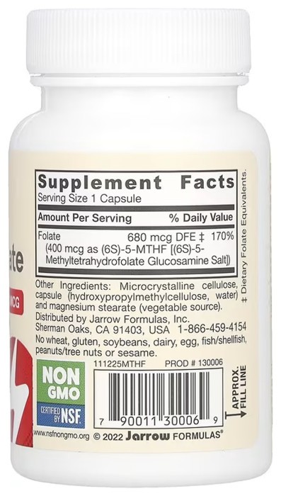 Methyl Folate - 60 vcaps