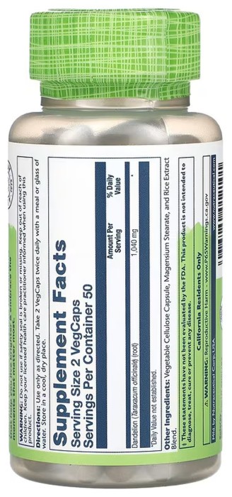 Dandelion Root 520mg - 100 vcaps