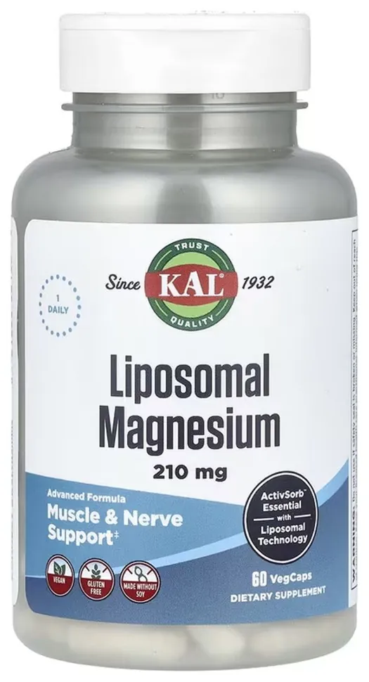 Liposomal Magnesium 210mg - 60 vcaps (DSN_2023-10-6991)